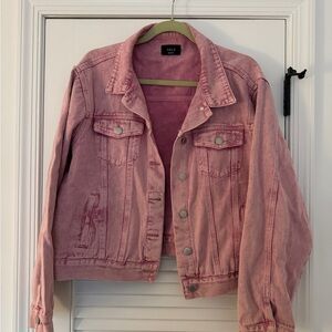 Vici Rose Pink Denim Jacket